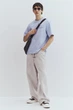 Футболка з принтом H&M Loose Fit блакитний 0967955124 S - изображение 2