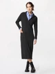 Платье миди осеннее женское Uniqlo 818431306 M Черное (1159833688) - изображение 1