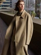 Пальто осеннее длинное женское Uniqlo 283349431 S Бежевое (1159833690) - изображение 4
