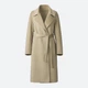 Пальто осеннее длинное женское Uniqlo 283349431 S Бежевое (1159833690) - изображение 9