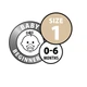 Соска пустушка BIBS 0-6 m Colour Latex Round (кругла) – Blush - изображение 4