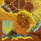 Картина з бурштину "Карта України" 40х60 - зображення 5