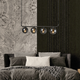 Lampa wisząca Light Prestige Alisa 4xE14 Graphite (LP-005/4L grafit) - obraz 6