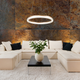 Lampa wisząca Light Prestige Cristal Triangle Gold (LP-033/1P L GD) - obraz 8