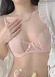 Женский кружевной бюстгальтер со вставками из сеточки Spring Air (1828-70-01) Бежевый 70 No Brand (65В-70В) - изображение 6