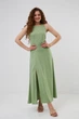 Сукня максі льоновмісна на бретелях Wear me XS Зелений (оливковий) (14_25_468_11721) - изображение 1