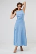Сукня максі льоновмісна на бретелях Wear me M Блакитний (світлий) (14_25_468_11721) - изображение 1