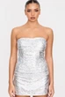 Сукня PrettyLittleThing CNK6885 44 срібний - зображення 2