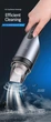 Автомобильный портативный пылесос USAMS US-ZB108 Mini Handheld Vacuum Cleaner 2000 mAh, 80W, 15min, 5500Pa ручной аккумуляторный Grey - изображение 9