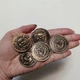 Пиратские монеты детские бронзовые 10 шт атрибуты для пиратской вечеринки - изображение 1