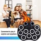 Электронные барабаны Black Rhythm с интегрированным Bluetooth аккумулятором, колонками и цветной подсветкой - изображение 8
