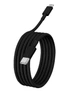 Кабель для быстрой зарядки iPhone 8 X 11 12 13 14 Plus Pro Max с разъемом Apple Lightning to Type-C (USB-C) зарядка для айфона 1M шнур для iPad Cable IOS Black - изображение 3