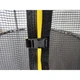 Батут з сіткою та драбинкою 312 см Atleto Black + подарунок м'ячик - изображение 5