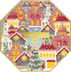 Адвент-календар Yankee Candle Passport to The Holidays 24 шт (5038581163734) - зображення 1