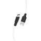 Кабель HOCO X21 Plus USB to Type-C 3A 2m silicone connectors White (6931474713889) - зображення 1