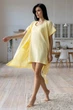 Комплект ночнушка муслиновая с халатом Кж1807н Жовтий, 3XL (52-54) - изображение 3