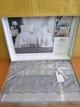 Изысканное турецкое жаккардовое покрывало с кружевом и наволочками Moda Box AKAY 240x260 Gri - изображение 2