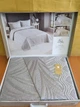 Изысканное турецкое жаккардовое покрывало с наволочками Moda Box NUR 240x260 Gri - изображение 2