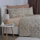 Покрывало с 1 наволочкой евро ТЕП Elegante Cotton Beige and White 4-04578_32778 220х240 см - изображение 3
