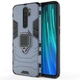 Чехол Iron Ring для Xiaomi Redmi Note 8 Pro противоударный бампер с подставкой кольцом Dark-Blue - изображение 2