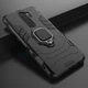 Чехол Iron Ring для Xiaomi Redmi Note 8 Pro противоударный бампер с подставкой кольцом Black - изображение 2