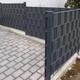 Лента ПВХ для забора 19 см x 7,6 м Графитовый - изображение 12