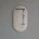 Зеркало с LED-подсветкой для гостиной или ванной Лион 800x500, Cенсорное управление - изображение 6