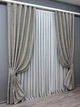 Комплект готовых штор VR-Textil Жаккард Sultan № 869ш Светло-серый 150х290 см 2 шт (33-0639) - изображение 3