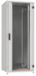 Шафа ZPAS 19", 33U, SZB IT, передні склянi дверi, 600х600 мм, максимально 1000кг, сіра - зображення 1