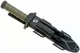 Нож с фиксированым клинком Boker Magnum M-Spec Olive FRN 7Cr17MoV Fixed Blade Survival Knife, нож Рембо для виживания: компас ,кресало, точилка (02SC005) - изображение 6