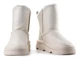 Жіночі уггі Le'BERDES 00000015268 39 25 см Молочні (2000001030004) - зображення 11