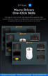 Беспроводная мышь Attack Shark X11 + Док-станция PAW3311 22000dpi Белая - изображение 4