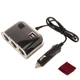 Розгалужувач прикурювача для авто на 3 гнізда Olesson 1505 |2xUSB, 12V-24V| Black - зображення 2