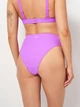 Нижняя часть купальника женская Puma Swim Jacquard High Waist Briefs 94704902 M Purple (8720245823784) - изображение 2