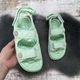 Босоножки женские L&M мятные эко-кожа на липучках 38р (25 см) 4949 - изображение 6