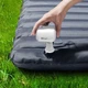 Насос портативний Baseus PocketGo Portable Air Pump 2в1 із ліхтариком та 4 насадками Білий - зображення 5