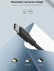 Кабель Ugreen USB 2.0 AM to Type-C US287 60115 (Чорний, 0.5м) - изображение 6