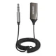 Bluetooth-адаптер Ugreen 70601 Bluetooth 5.0 автомобільний AUX з мікрофоном CM309 (Сірий) - изображение 2