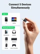 Bluetooth-адаптер Ugreen USB Bluetooth 5.0 передавач для комп'ютера, ноутбука 80890 (Чорний) - изображение 9
