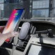 Автомобільний тримач з бездротовим зарядним пристроєм Baseus Gravity Heukji 10W WXZT-01 (Чорний) - зображення 6
