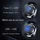 Автомобільний зарядний пристрій BASEUS B5-C15C PPC Car Charger 30W PD QC 4.0 (Чорне, Type-C + USB) - зображення 6