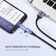 Перехідник-адаптер USB Type-C до microUSB Ugreen US282 (Сірий) - изображение 5