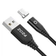 Магнітний кабель USB Type-C PZOZ для заряджання і передачі даних (Чорний, 2м) - зображення 2