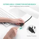 USB кабель подовжувач Ugreen USB 3.0 US129 (AM / AF штекер - гніздо, Чорний, 2м) - изображение 5