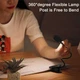Універсальна акумуляторна LED лампа на кліпсі Baseus Comfort Reading Mini Clip Lamp DGRAD-0G (Темно-сіра) - зображення 7