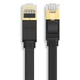 Патч-корд Ugreen NW106 прямий U/FTP (STP) мережевий кабель Ethernet Cat7 11262 (Чорний, 3м, Плоский) - изображение 3