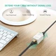 З'єднувач витої пари RJ45 Ugreen NW114 20311 (Білий) - зображення 5