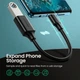Type-C OTG кабель-адаптер Ugreen US203 30701 (Чорний, 15см) - зображення 6