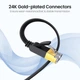Патч-корд Ugreen NW106 прямий U/FTP (STP) мережевий кабель Ethernet Cat7 11262 (Чорний, 3м, Плоский) - изображение 10