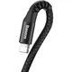 Кабель Lightning Baseus Fish eye Spring Data USB-Lightning CALSR-01 (Чорний, 1м) - изображение 3